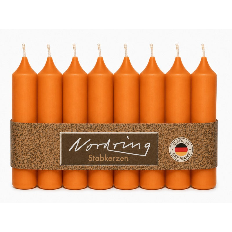 Nordring Stabkerzen 11 cm – 8er Set, RAL-zertifiziert, in 22 Farben