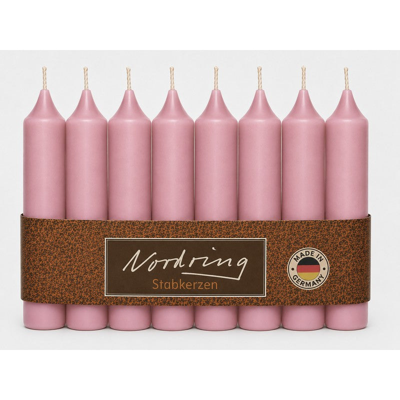 Nordring Stabkerzen 11 cm – 8er Set, RAL-zertifiziert, in 22 Farben
