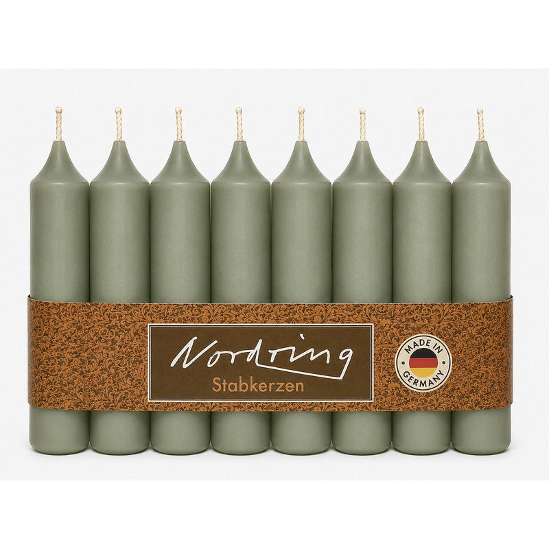 Nordring Stabkerzen 11 cm – 8er Set, RAL-zertifiziert, in 22 Farben