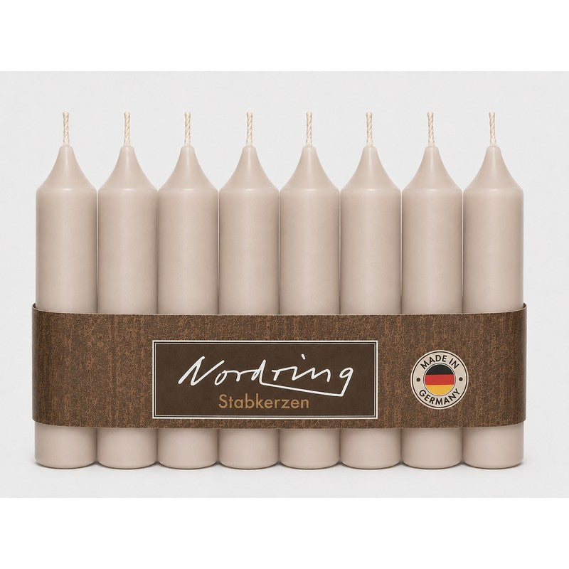 Nordring Stabkerzen 11 cm – 8er Set, RAL-zertifiziert, in 22 Farben