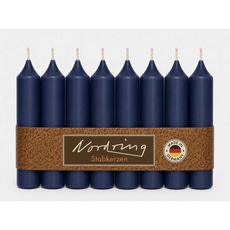 Nordring Stabkerzen 11 cm – 8er Set, RAL-zertifiziert, in 22 Farben