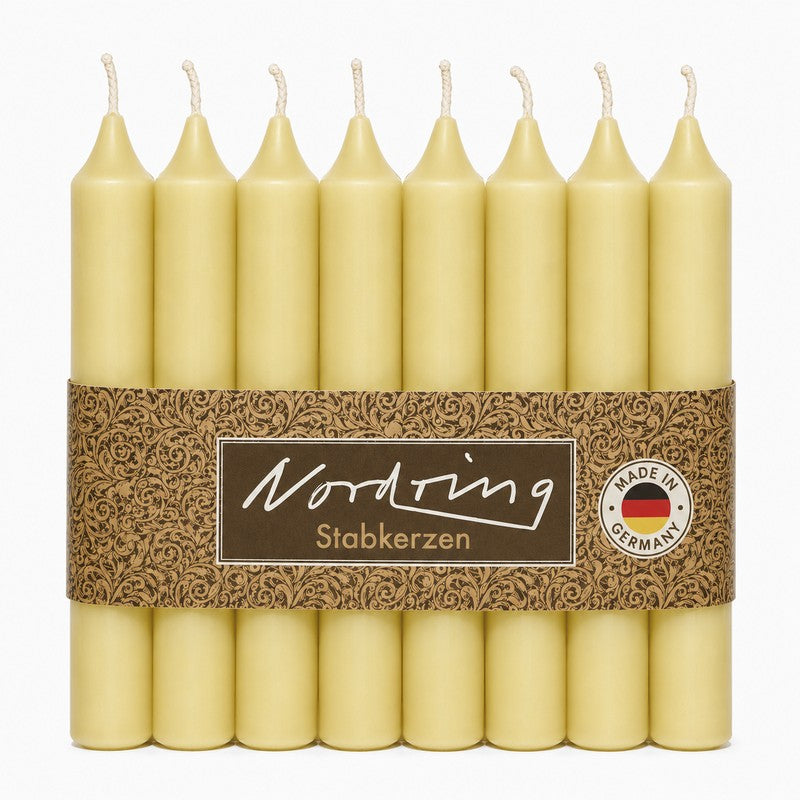 Nordring Stabkerzen 18 cm – 8er Set, RAL-zertifiziert, in 22 Farben