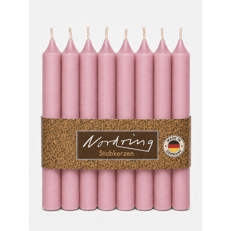 Nordring Stabkerzen 18 cm – 8er Set, RAL-zertifiziert, in 22 Farben