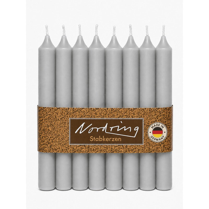 Nordring Stabkerzen 18 cm – 8er Set, RAL-zertifiziert, in 22 Farben