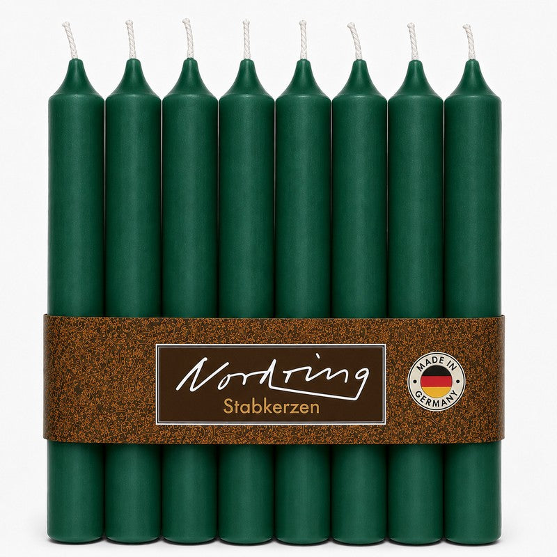 Nordring Stabkerzen 18 cm – 8er Set, RAL-zertifiziert, in 22 Farben