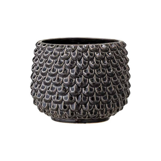 Nordring Blumentopf Pino M (13,5 cm ø), schwarz